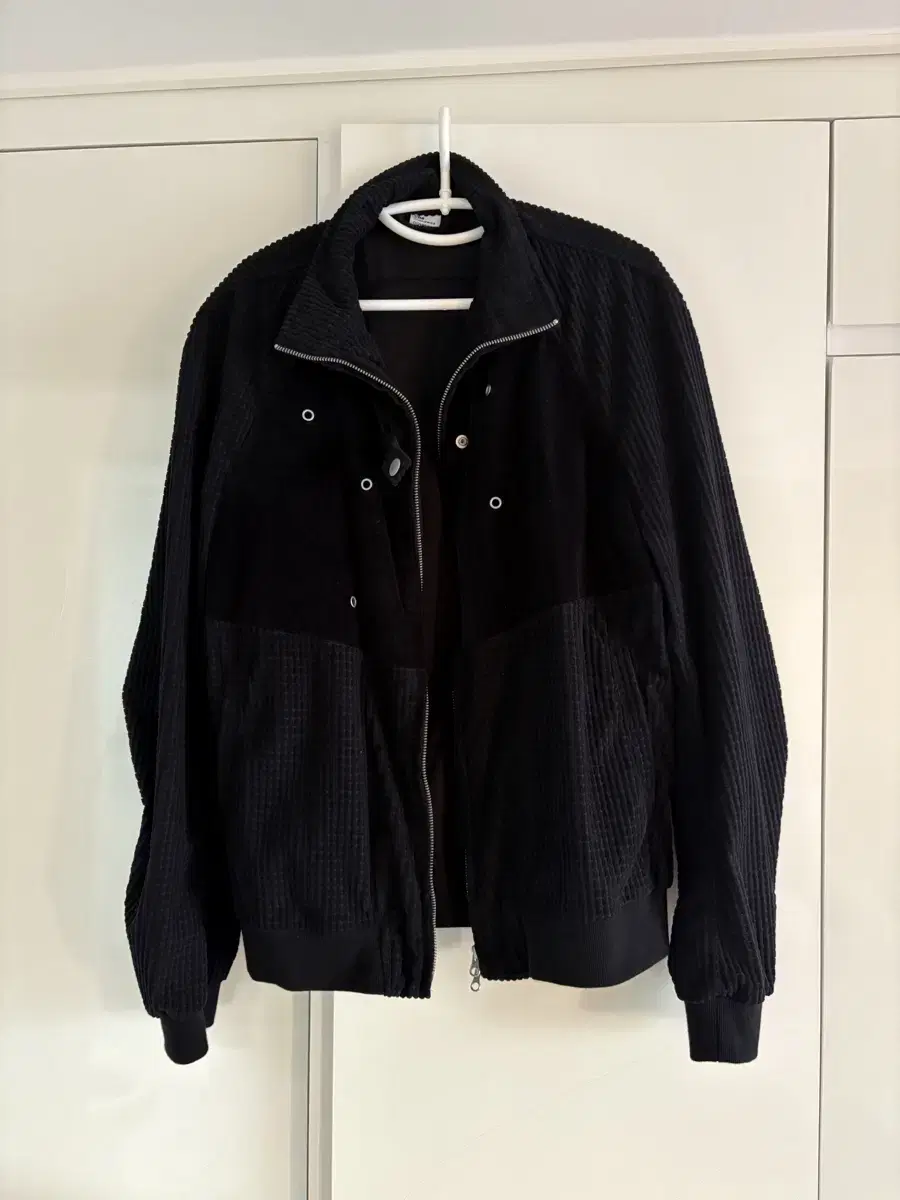 TCM waffle bomber jacket (black) L